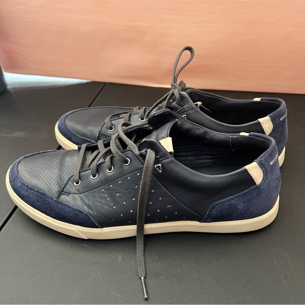 Cole Haan Shoes Mens Size 10 Blue Leather Suede Grand OS Owen Sport Ox C13899 - Picture 4 of 8